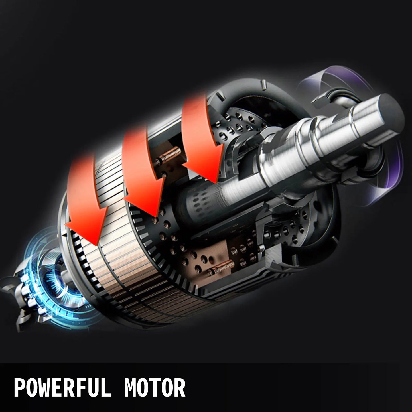 SucceBuy 250Kg/H Electric Meat Mincer Grinder Commercial Kitchen Chopper Food Processor Sausage Maker Machine Home Appliance