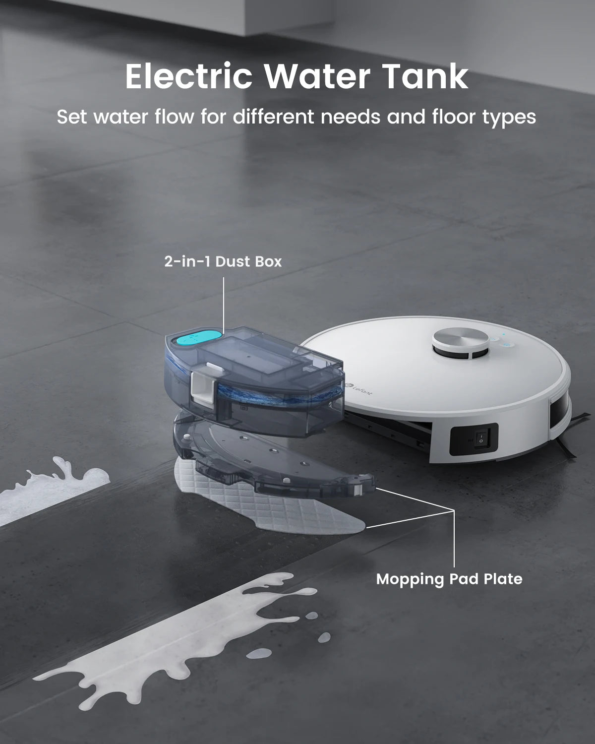 LEFANT M1 Robot Vacuum Cleaner with Multi-Floor Mapping, 4000Pa, 4000 mAh Battery, LDS Navigation,APP/Alexa,smart Home appliance